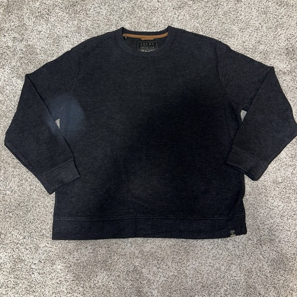 Jachs Other - Jachs New York Mens Pullover Long Sleeve Sweater Crew Neck  XXL Dark Gray